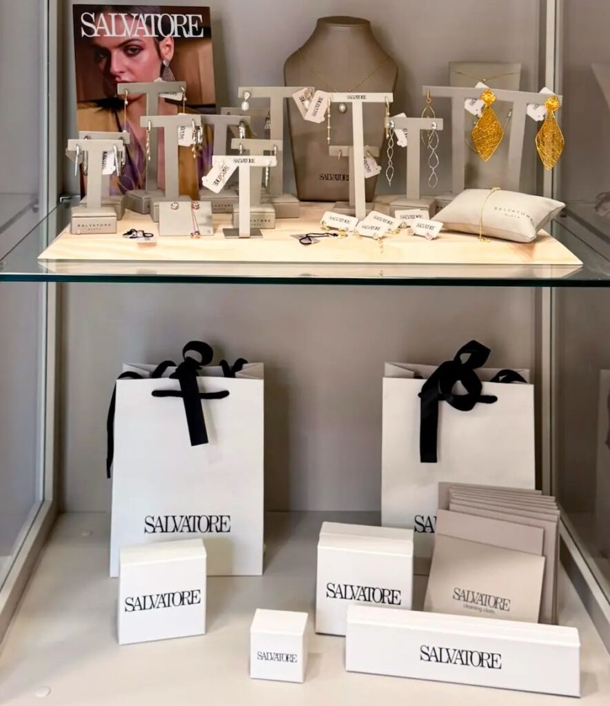 Packaging de Salvatore Plata en Joies Aurum L'Alcora